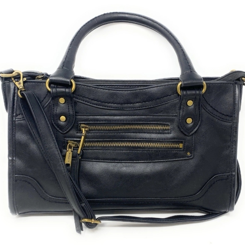 Elegant Black Bag Brand ROSETTI - Picture 1 of 6